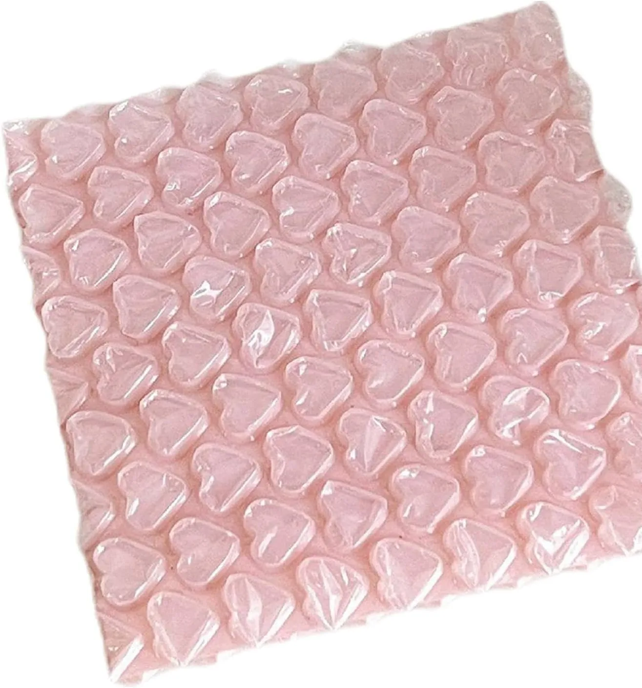 100x Love Bubble Bags Cushioning Packaging Bags Anti Static Thickening Foam Packing Bags Bubble Pouches for Shipping Storage, Pink, S