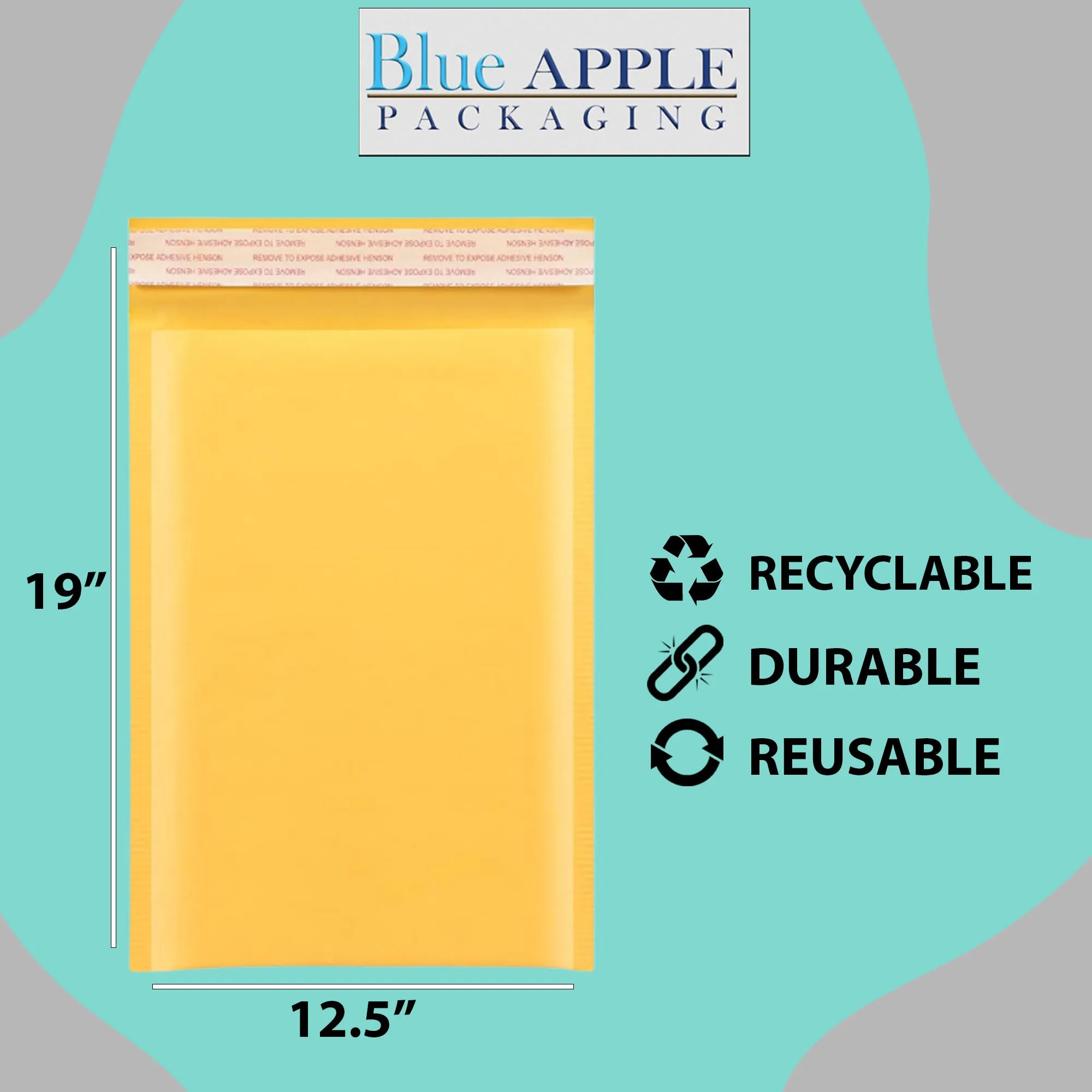 12.5X19 inches Kraft Bubble Mailer #6 Shipping Envelopes
