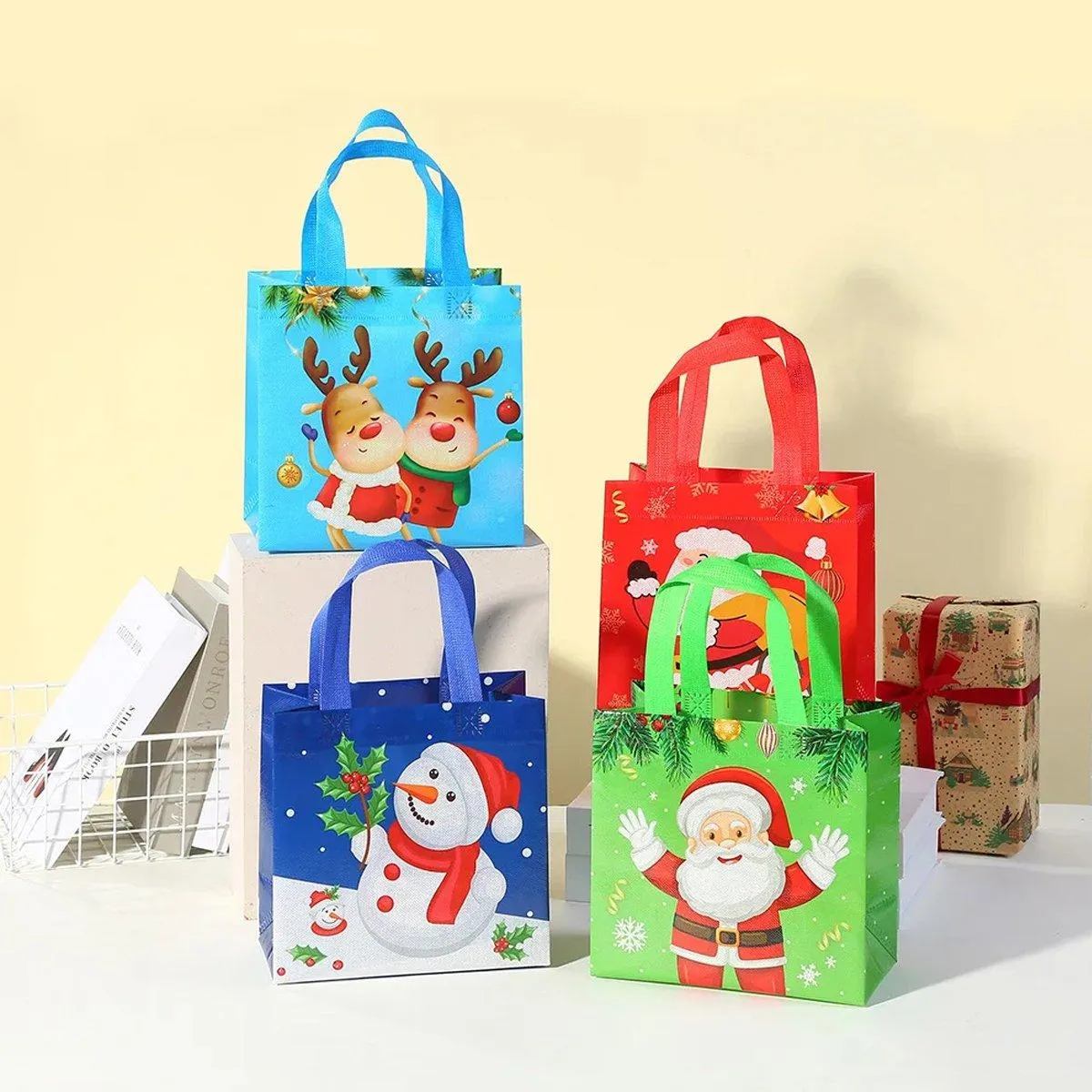 25pcs Waterproof Non-Woven Foldable Gift Storage Bag