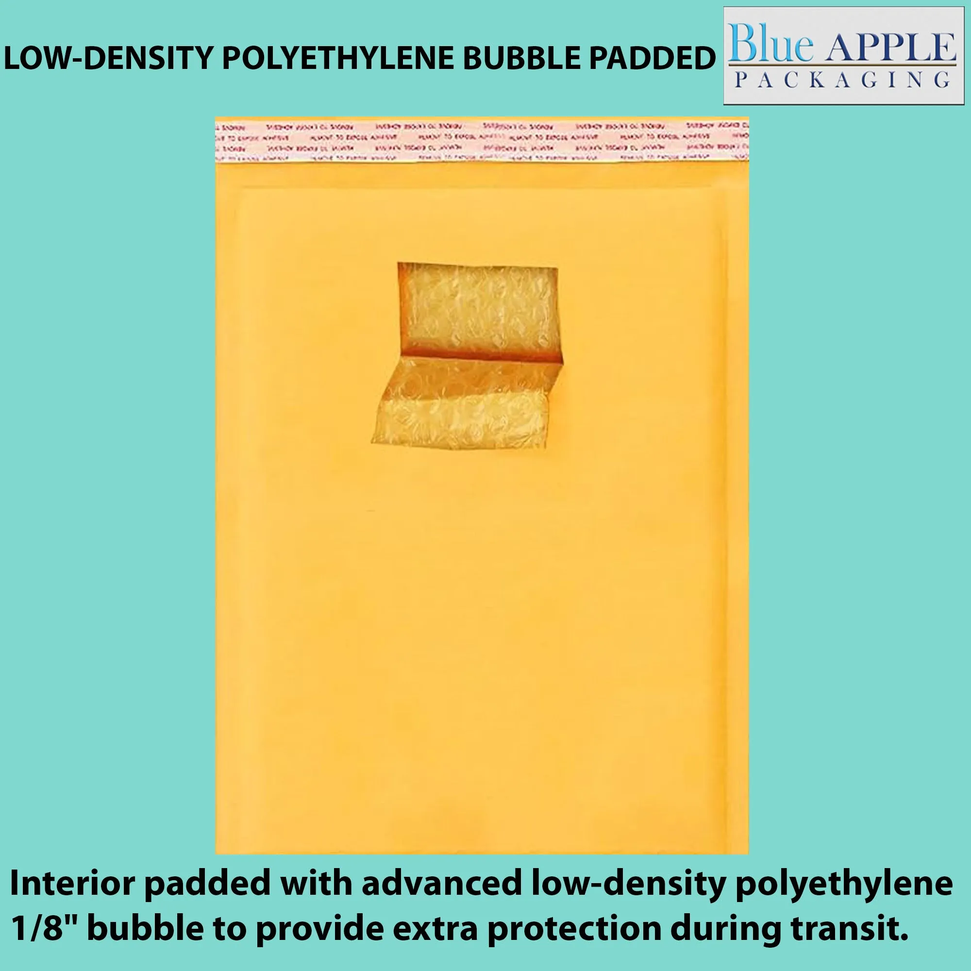4X8 inches Kraft Bubble Mailer #000 Shipping Envelopes