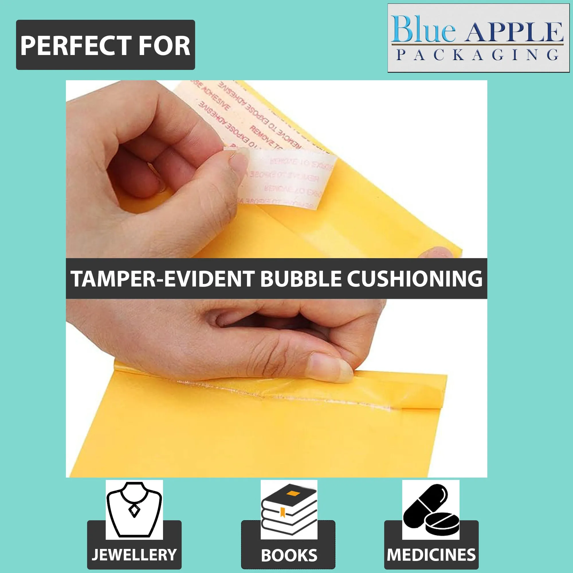 4X8 inches Kraft Bubble Mailer #000 Shipping Envelopes