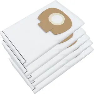 5-PACK P-78293 Vacuum Cleaner Bags for Makita Dust Extracting Fleece Bag Nano Filter ，for Makita Vacuum Filter Dust Bags Compatible With VC2010L VC2512L VC2012L VC3011L VC3012L