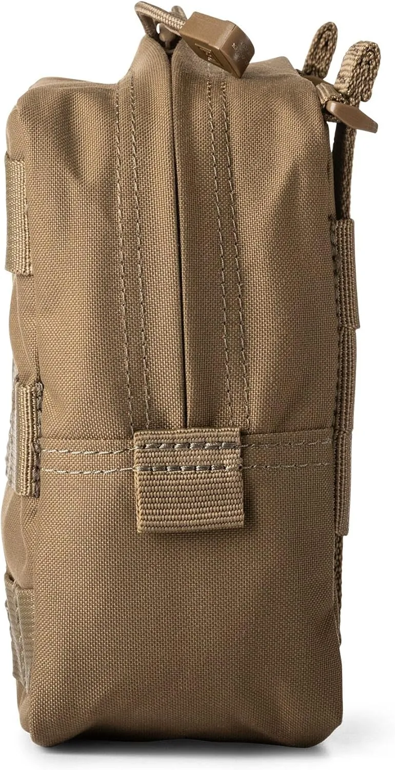 5.11 Tactical Molle Pouch, 6" x 6" Storage Accessory for Bags, Backpacks & Duffels, Style 58713ABR