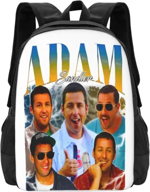 Adam Actors Sandler Backpack Laptop Computer Backpacks Travel Bag Double Shoulder Daypack for Work Hiking 15.6 Inch