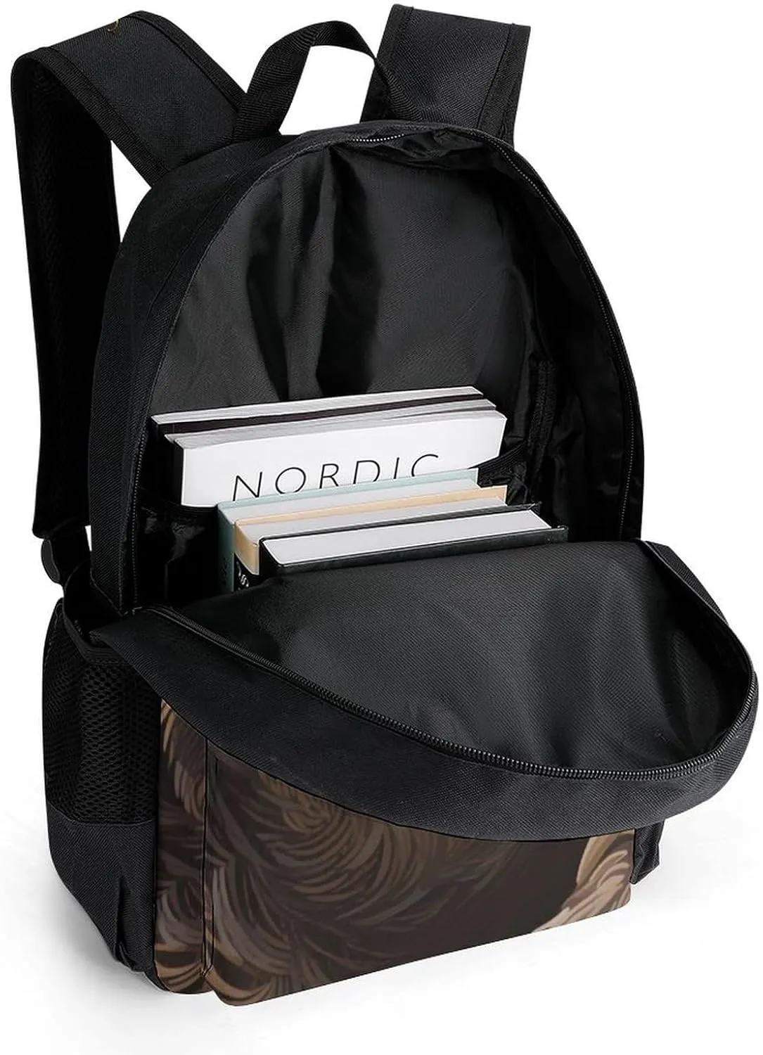 Adults Lightweight Animals Sloth Art Rucksacks Large Capacity Bookbag With Adjustable Shoulder Straps for Trekking Outdoors Bicycle
