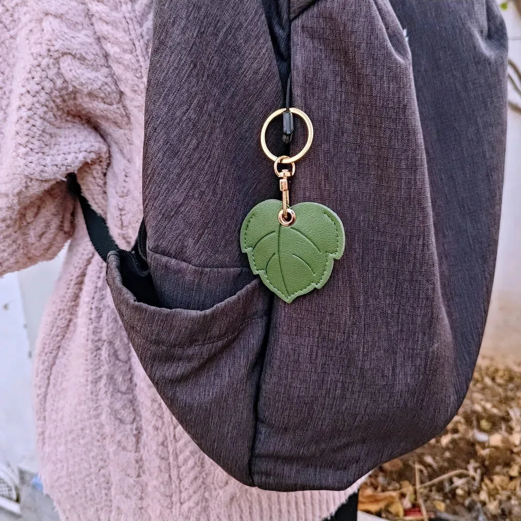 Airtag Leather GPS Protective Case with Keychain