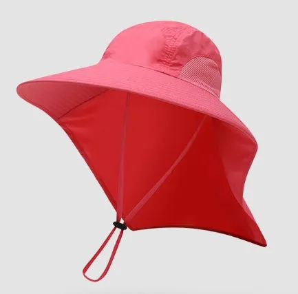 All-Round Protective Outdoor Hat Fisherman Hat Breathable Travel High Appearance Level Sun Hat Full Sun Protection UV Protection