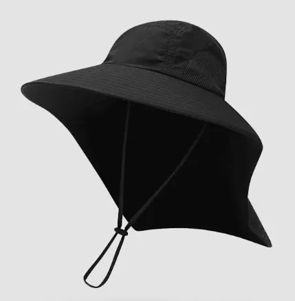 All-Round Protective Outdoor Hat Fisherman Hat Breathable Travel High Appearance Level Sun Hat Full Sun Protection UV Protection