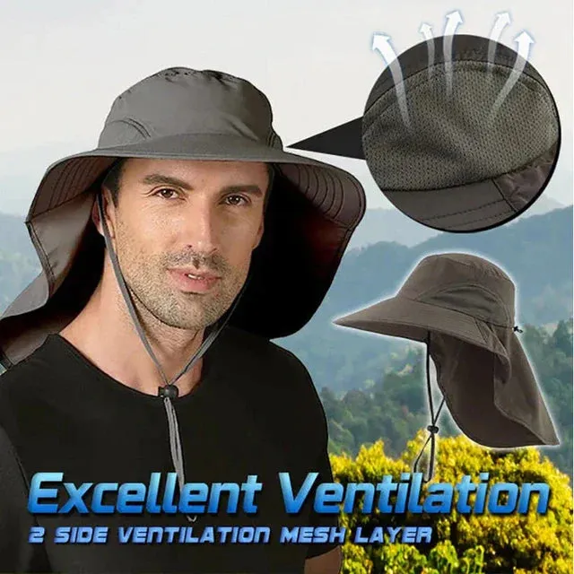 All-Round Protective Outdoor Hat Fisherman Hat Breathable Travel High Appearance Level Sun Hat Full Sun Protection UV Protection
