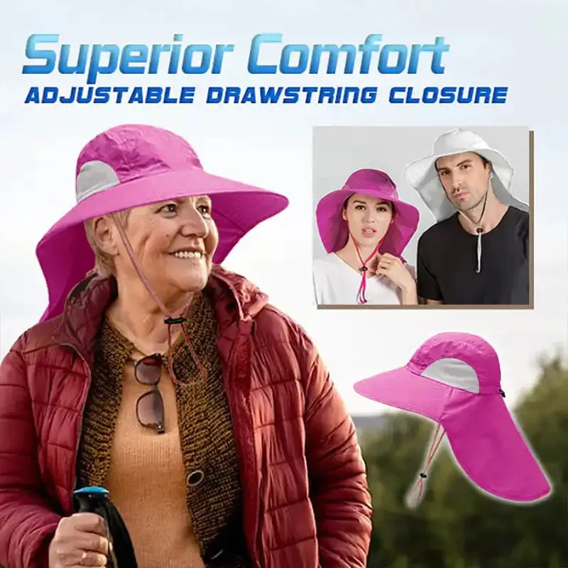 All-Round Protective Outdoor Hat Fisherman Hat Breathable Travel High Appearance Level Sun Hat Full Sun Protection UV Protection