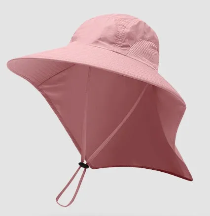 All-Round Protective Outdoor Hat Fisherman Hat Breathable Travel High Appearance Level Sun Hat Full Sun Protection UV Protection