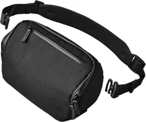 ALPAKA Vertex Pouch - All-in-One Sling Bag, EDC Pouch, and Desk Caddy - Fits an iPad Mini, Headphones, and More - Weatherproof Black X-Pac RX36 Fabric