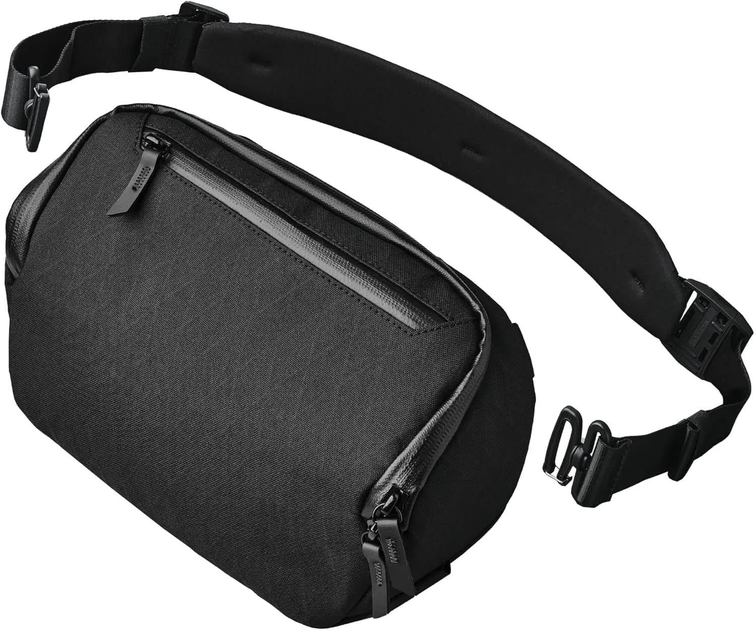 ALPAKA Vertex Pouch - All-in-One Sling Bag, EDC Pouch, and Desk Caddy - Fits an iPad Mini, Headphones, and More - Weatherproof Black X-Pac RX36 Fabric