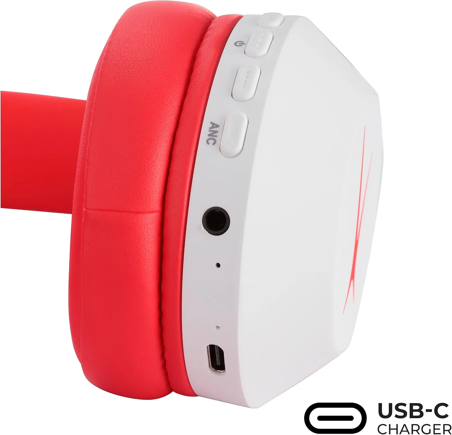 Altec Lansing Kid Safe Noise Cancelling Wireless Headphones 15H Battery, 85dB Volume Limit, Foldable Design Powerful Sound, Active Noise Cancellation Perfect for Kids Ages 7 