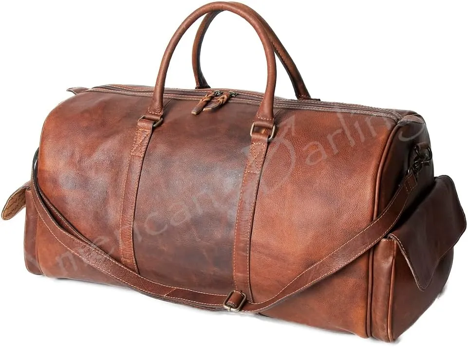 American Darling Duffel Full Grain Genuine Leather Western Women Bag | Handbag | Leather Duffle Bag | Weekend Bag | Travel Duffel Bags | Duffel Bag for Women |