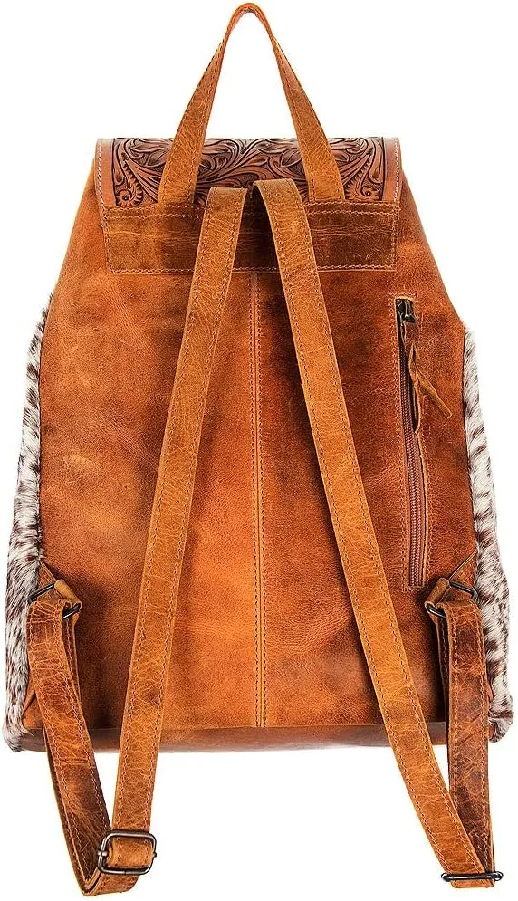 American Darling Hand Carved Leather Backpack Womens Mens Instant Vintage Backpacks Purse Men laptop Bookbags Cow Hide on