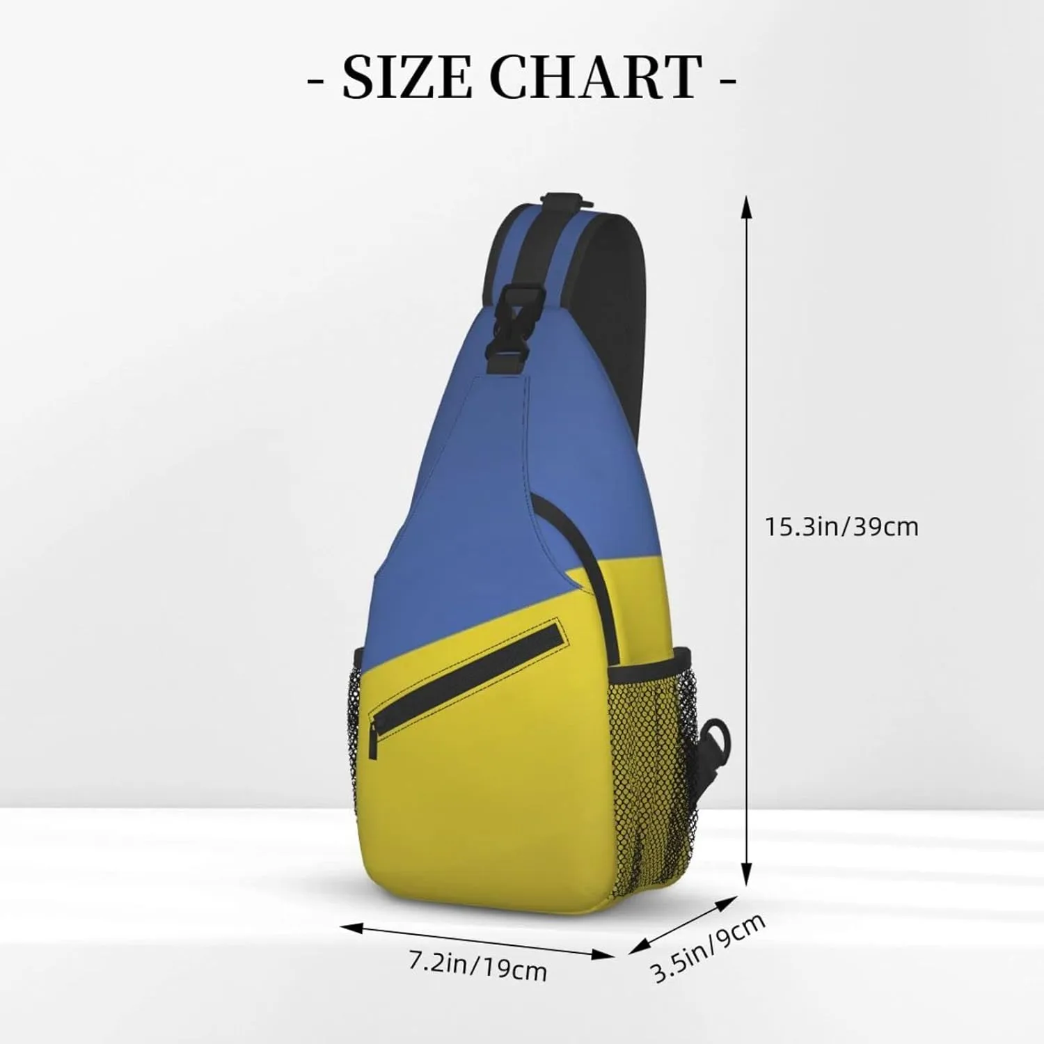 AMRANDOM Sling Bag Multipurpose Chest Crossbody with Adjustable Strap Outdoor Backpack