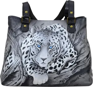 Anna by Anuschka Satchel Shoulder Handbag - Genuine Leather