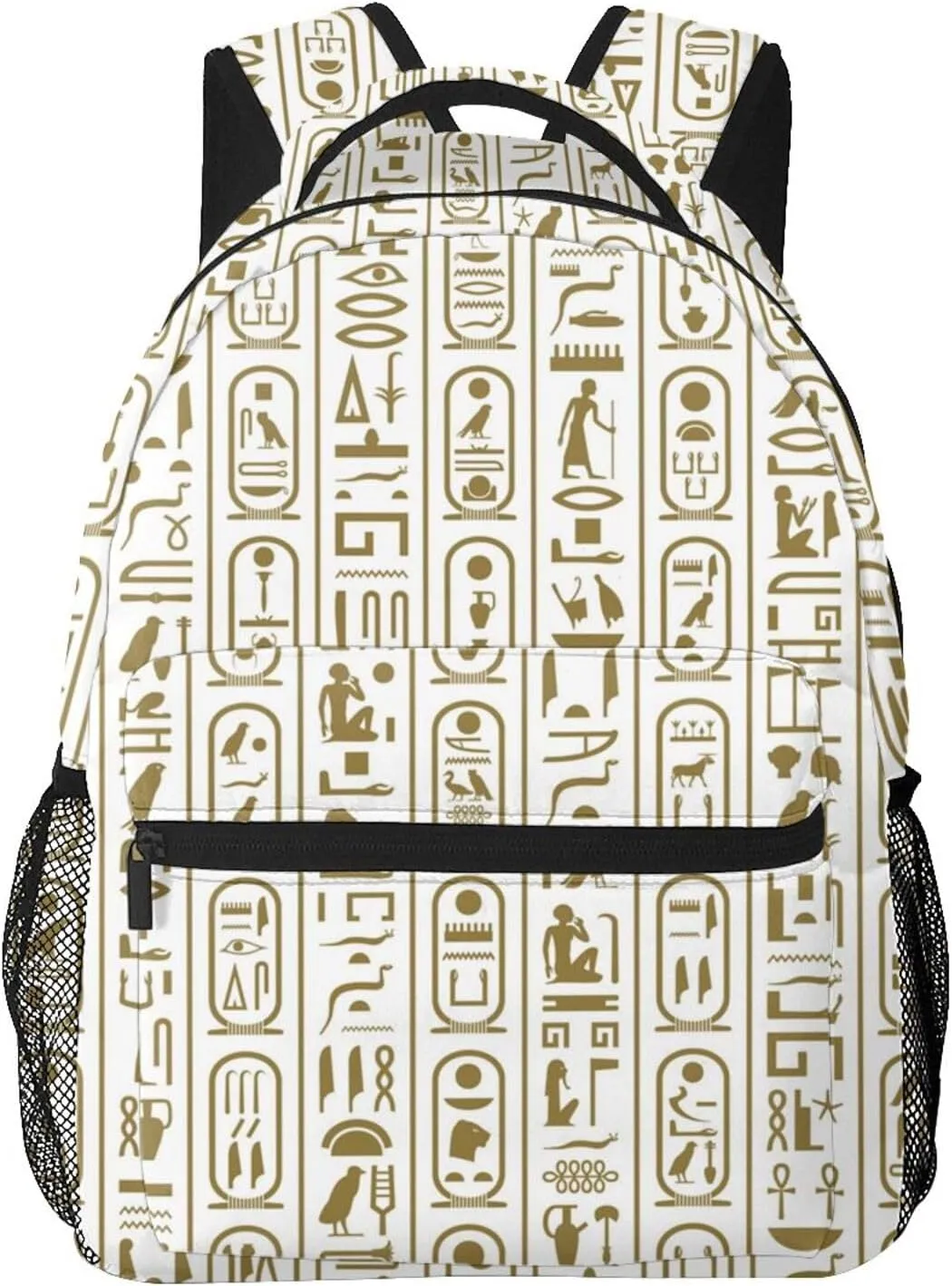 ASYG Egyptian Backpack Hieroglyphics Laptop Backpack Ancient Egytp Tablet Travel Bag Egypt Bag