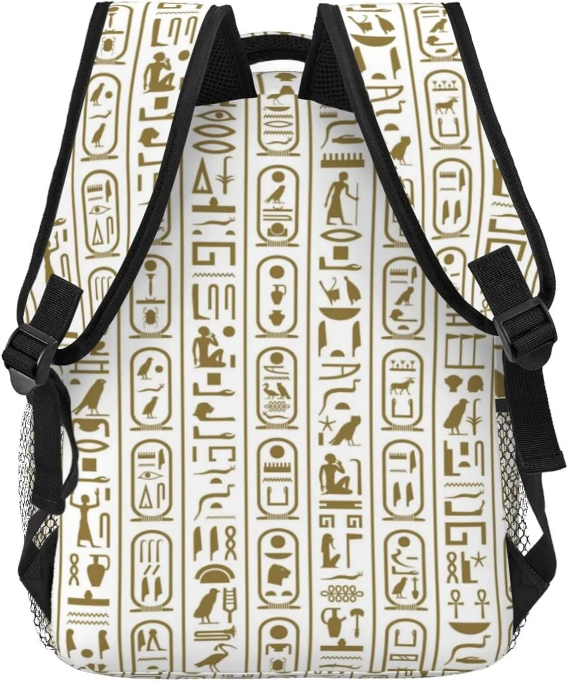 ASYG Egyptian Backpack Hieroglyphics Laptop Backpack Ancient Egytp Tablet Travel Bag Egypt Bag
