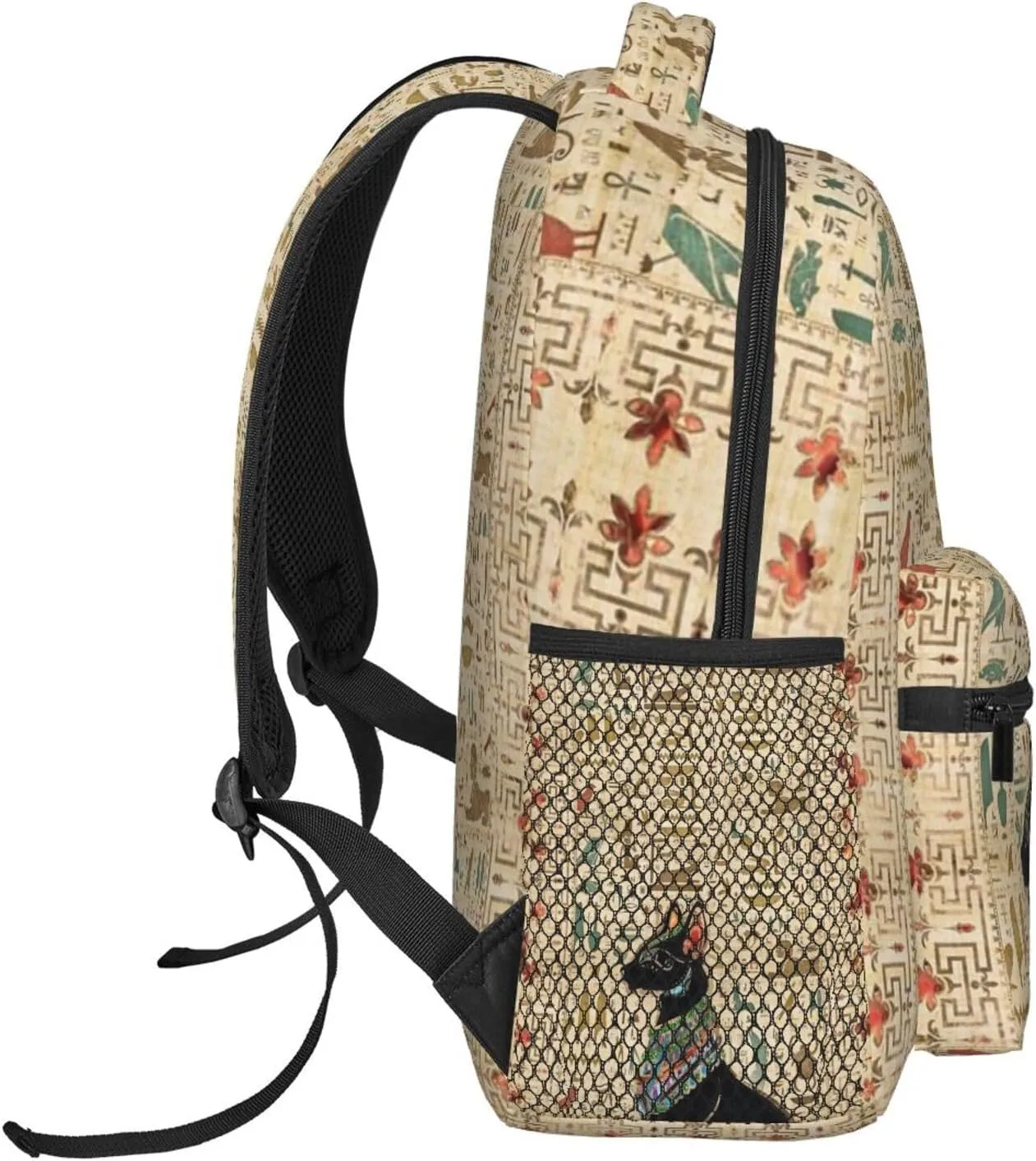 ASYG Egyptian Backpack Hieroglyphics Laptop Backpack Ancient Egytp Tablet Travel Bag Egypt Bag