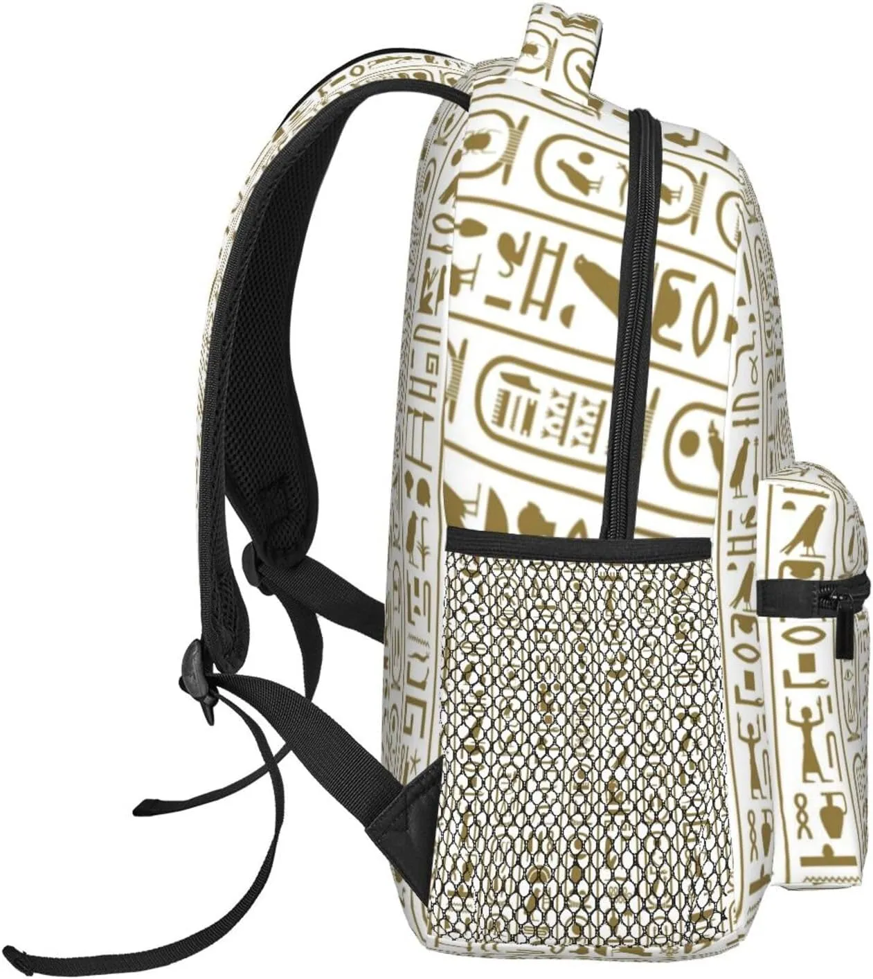 ASYG Egyptian Backpack Hieroglyphics Laptop Backpack Ancient Egytp Tablet Travel Bag Egypt Bag