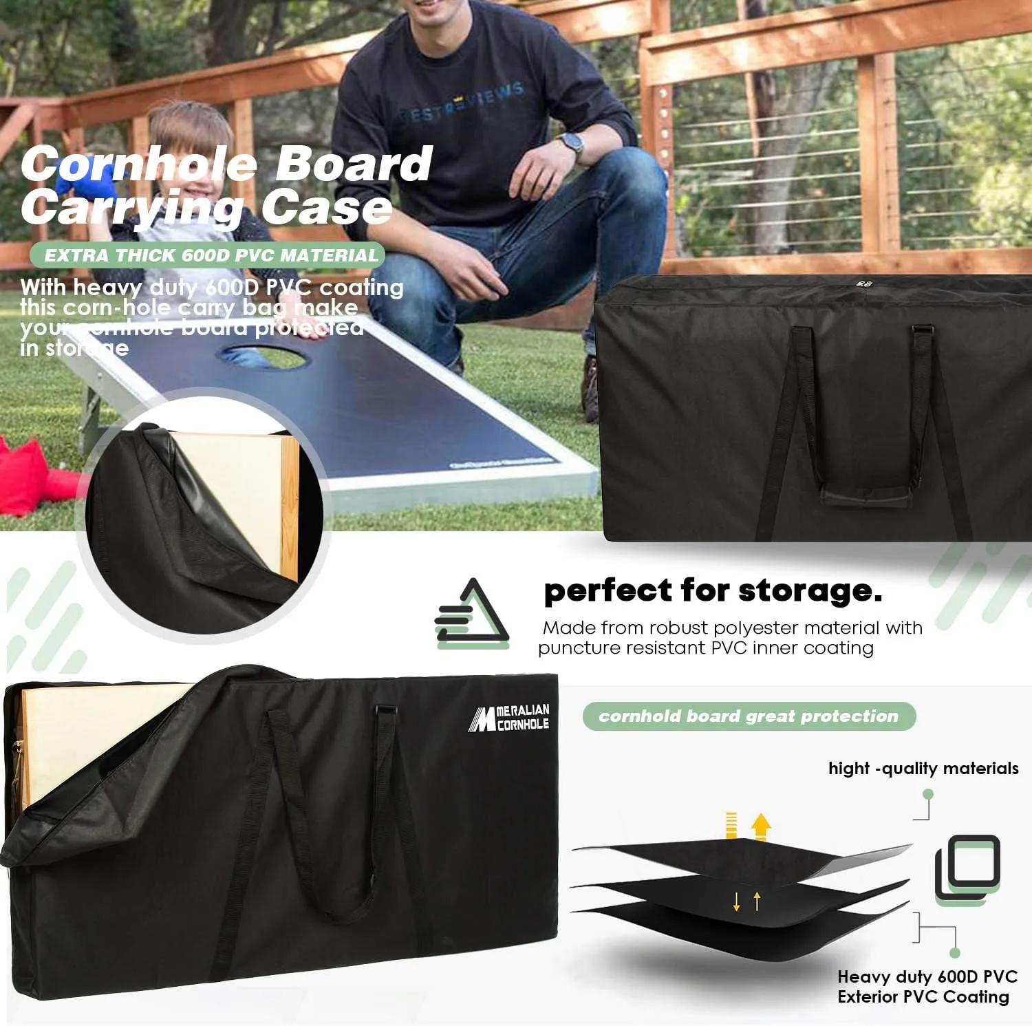 Atlanta City Themed Baseball Cornhole Board Set - Multiple Sizes and Accessories - Includes 2 Boards, 8 Bags and Much More