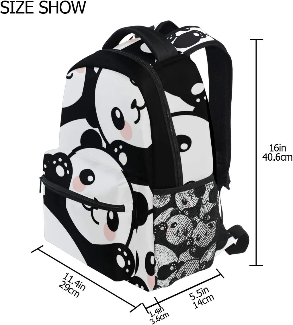 ATTX Panda Backpack for Girls for School Backpacks