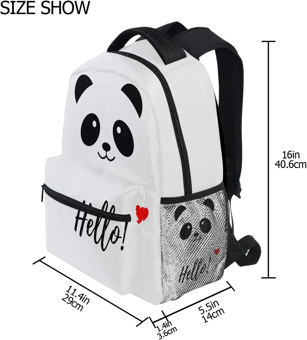 ATTX Panda Backpack for Girls for School Backpacks