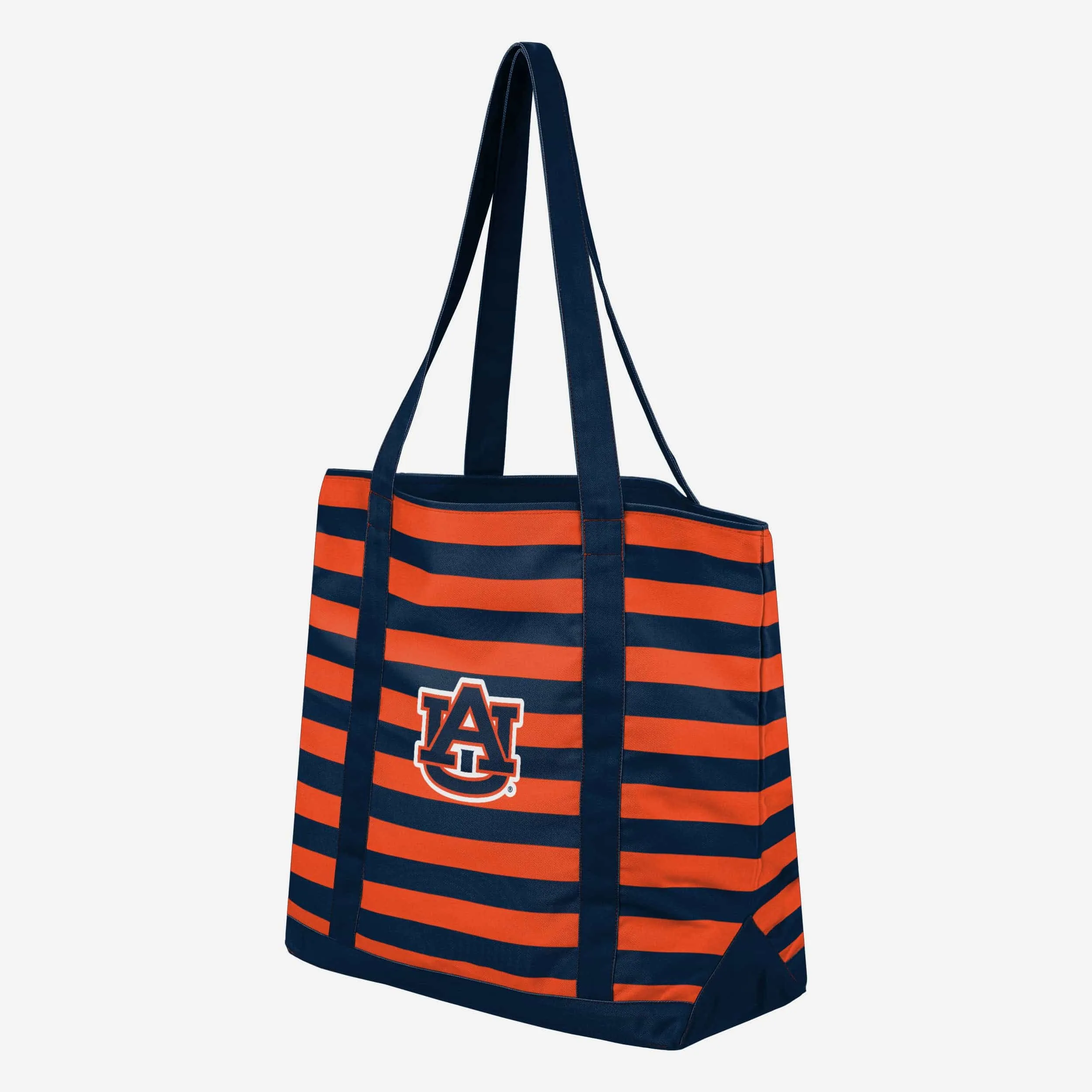 Auburn Tigers Team Stripe Canvas Tote Bag
