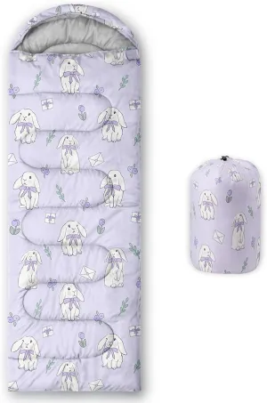 Axolotl Moon and Stars Sleeping Bag for Adults,Black White Waterproof Lightweight Camping Bag,3 Season Warm and Cool Weather Backpacking Bag for Women Men,Traveling and Outdoors Camping Gear Equipment