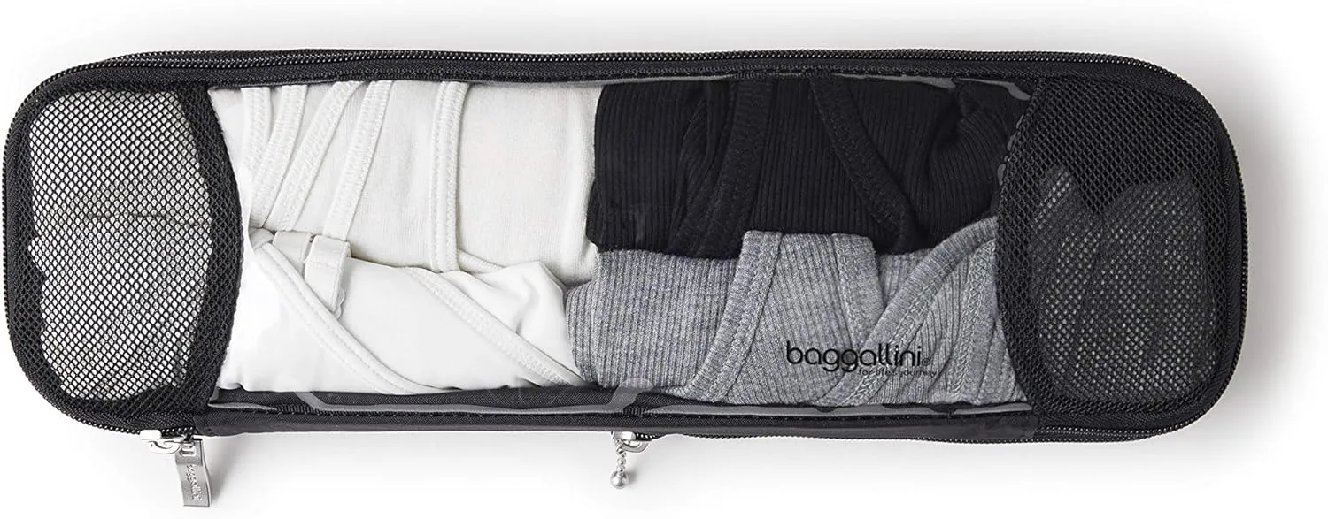 Baggallini Long Compression Cube - Lightweight Compression Packing Cube for Travel