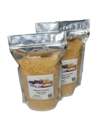Bath Salts | 8lbs (2) 4lb Bags | Buttery Caramel Scent