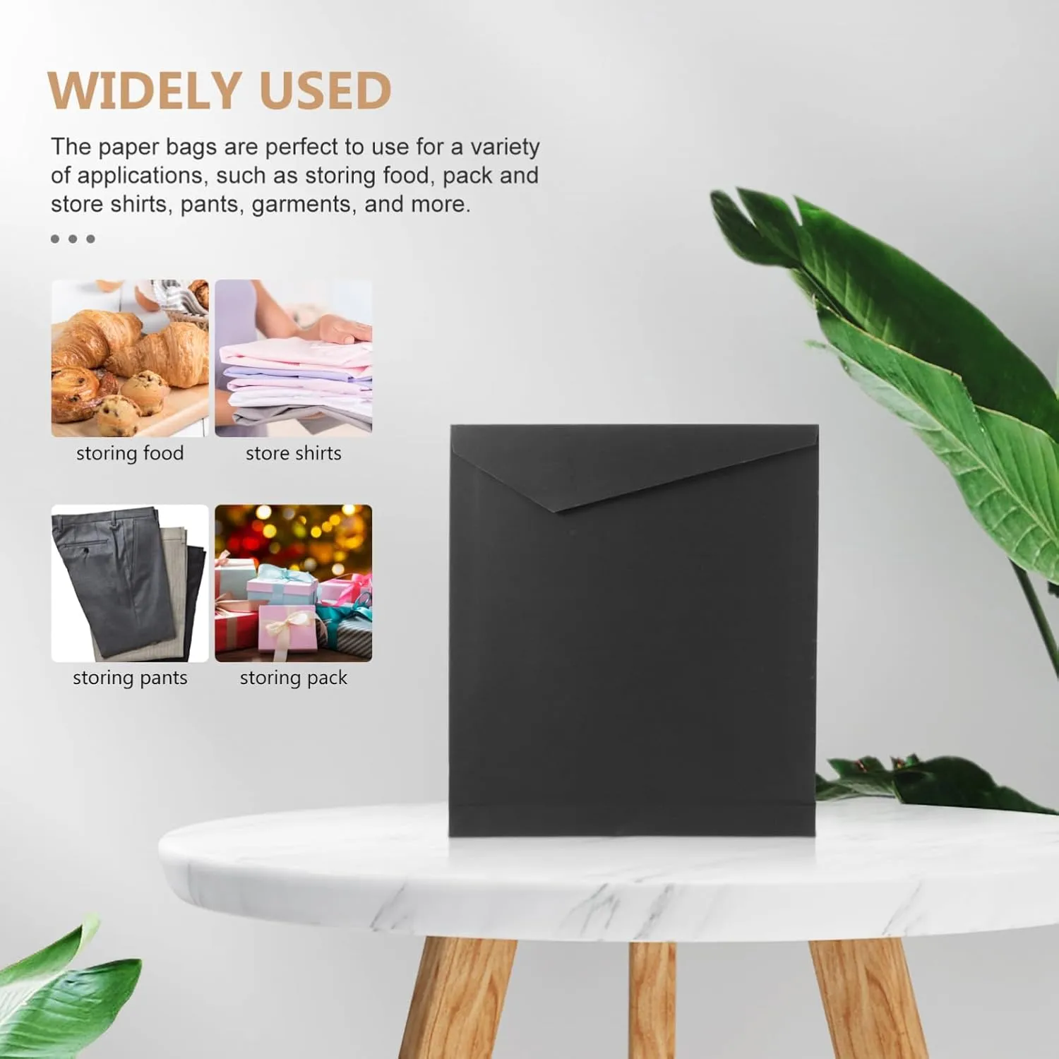 Beavorty 5sets Paper Bags Small Business Supplies Paper Packaging Card Party Favor Pancaking Bags 5pcs*5