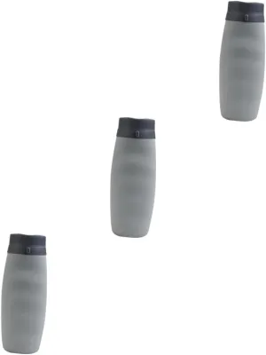 BESPORTBLE 3pcs Foldable Sports Bottle Collapsible Water Cup Travel Cup Large Capacity Leakproof