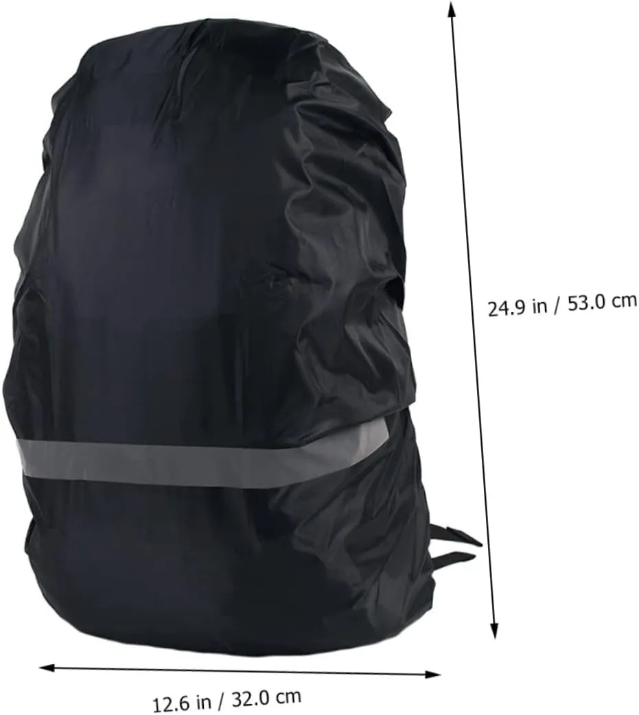 BESPORTBLE Back Rain Cover Reflective Rains Foldable Hiking Suits Covers Back Waterproof Travel Wet Waterproof Back