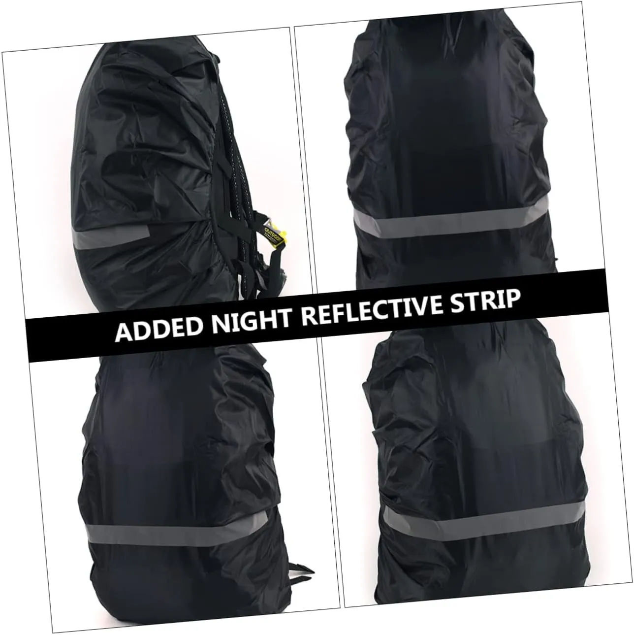 BESPORTBLE Back Rain Cover Reflective Rains Foldable Hiking Suits Covers Back Waterproof Travel Wet Waterproof Back