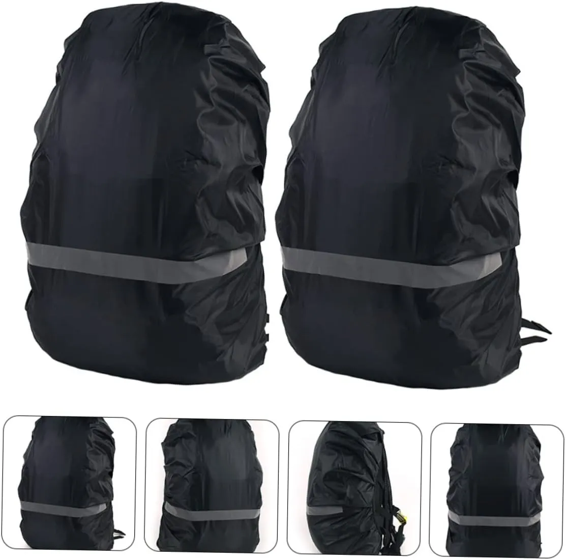BESPORTBLE Back Rain Cover Reflective Rains Foldable Hiking Suits Covers Back Waterproof Travel Wet Waterproof Back