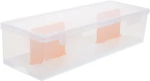BESTonZON Card Storage Box Lid Game Card Organizer Multi-purpose Compact for Home Office Travel