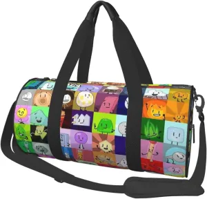 Bfdi-Battle for Dream Island Duffel Bags,Traveling Sports Gym Bags for Men and Women
