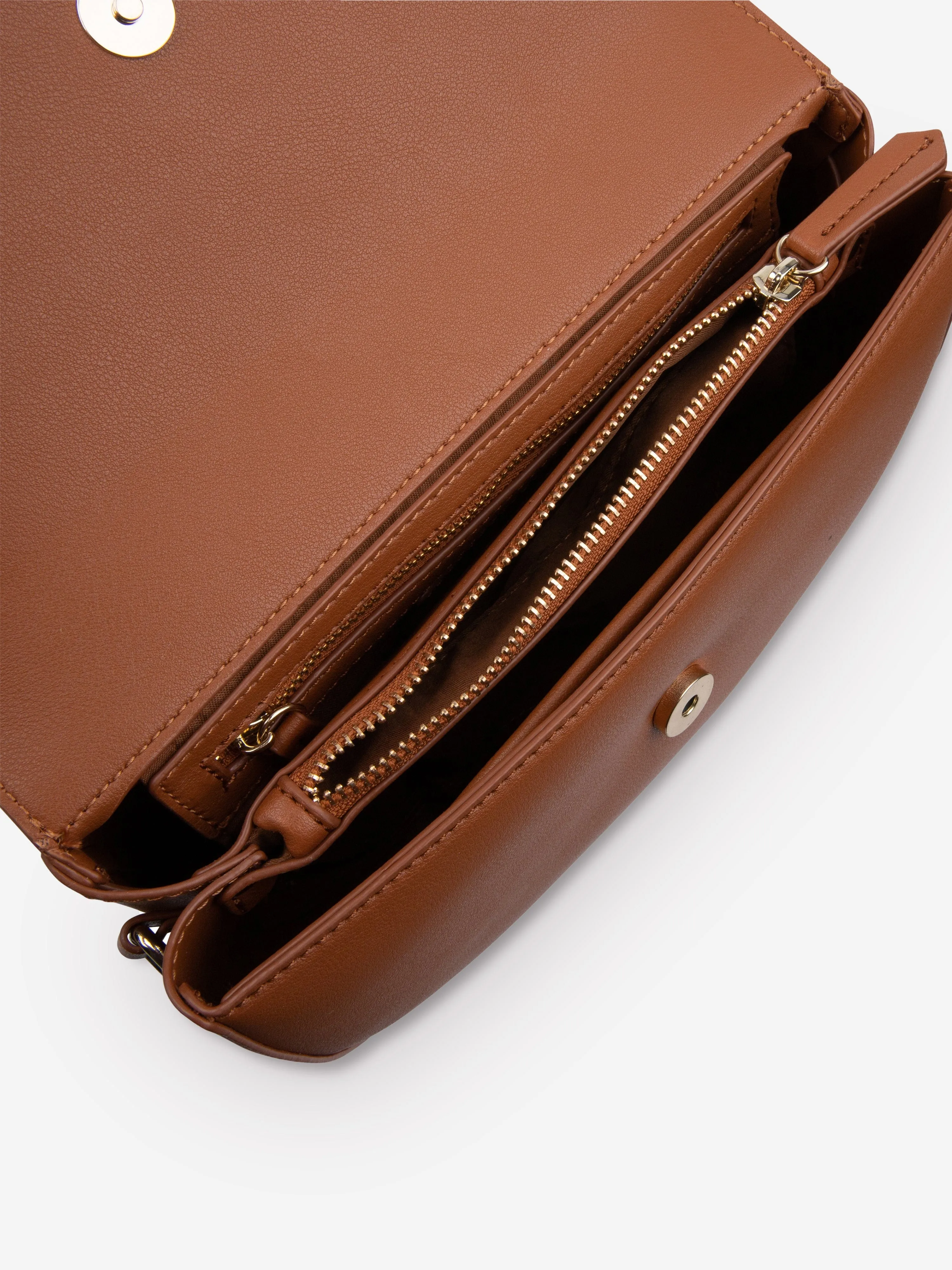 Bigs Flap Bag in Brown (24cm)