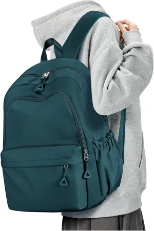 Blue Backpack for School Women Girls, Waterproof Bookbag Cute High School Backpack for Men Teen Boys, Lightweight Travel College Backpacks Mochilas Escolares para Casual Daypack Rucksack