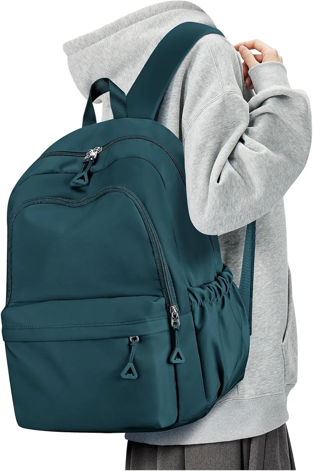 Blue Backpack for School Women Girls, Waterproof Bookbag Cute High School Backpack for Men Teen Boys, Lightweight Travel College Backpacks Mochilas Escolares para Casual Daypack Rucksack