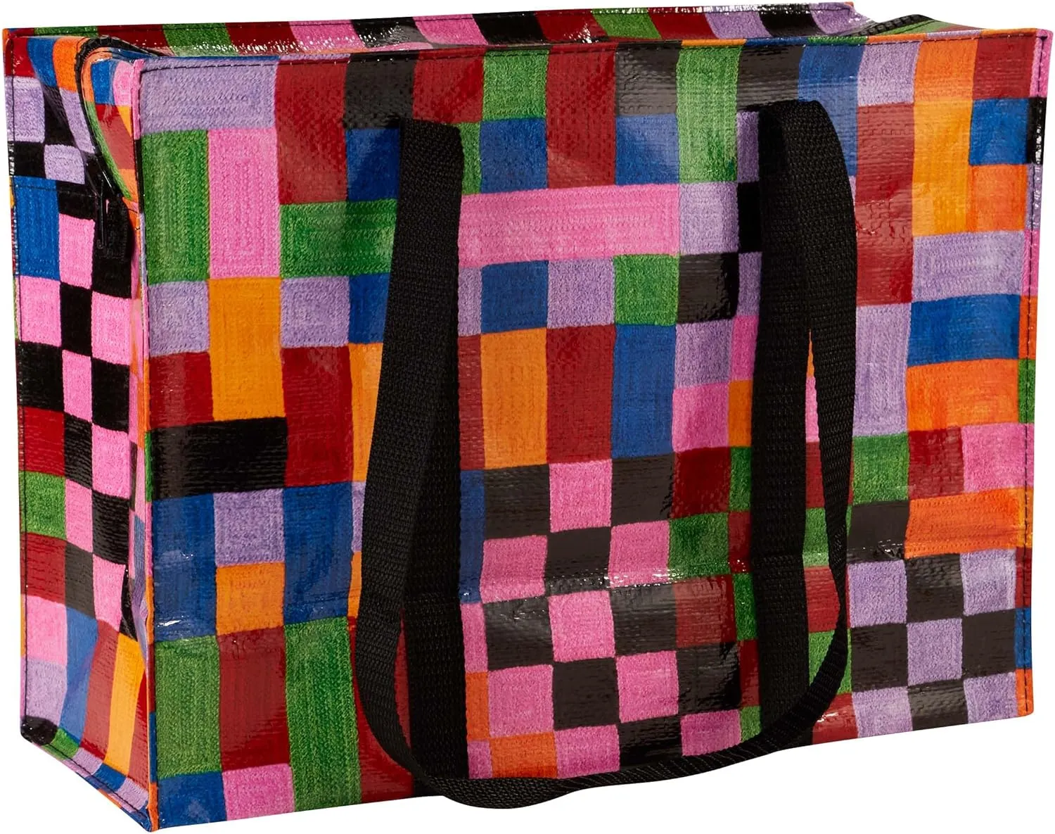 Blue Q Shoulder Totes: The Carry Everywhere Bag With a Hefty Zipper, Exterior Pocket, Reinforced Floor. 95% Recycled Material