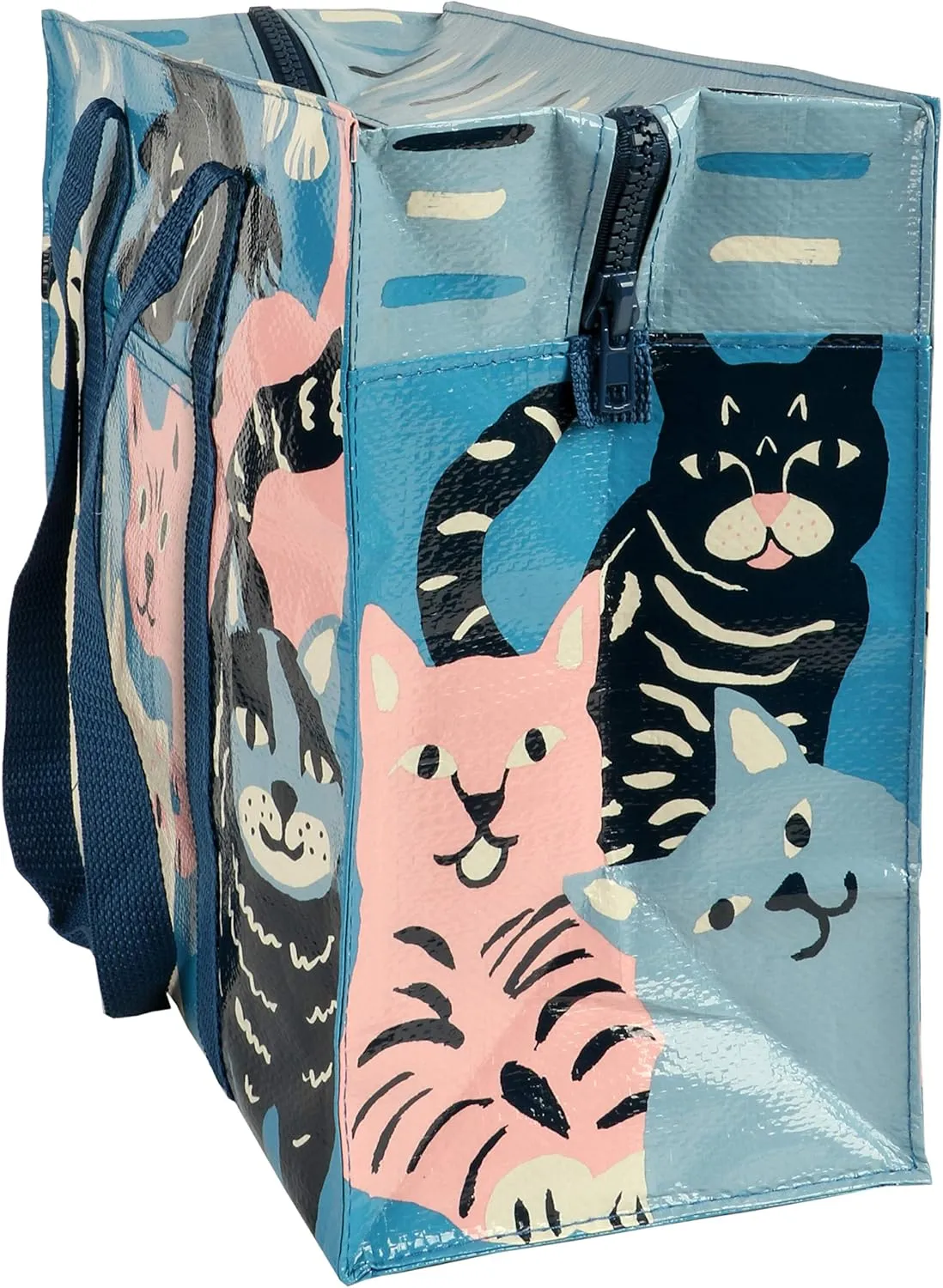 Blue Q Shoulder Totes: The Carry Everywhere Bag With a Hefty Zipper, Exterior Pocket, Reinforced Floor. 95% Recycled Material