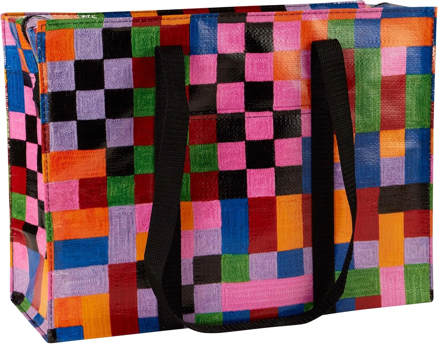 Blue Q Shoulder Totes: The Carry Everywhere Bag With a Hefty Zipper, Exterior Pocket, Reinforced Floor. 95% Recycled Material
