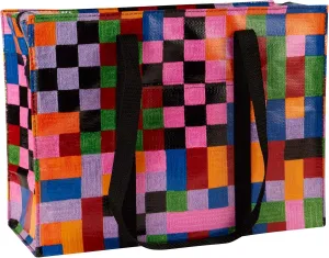 Blue Q Shoulder Totes: The Carry Everywhere Bag With a Hefty Zipper, Exterior Pocket, Reinforced Floor. 95% Recycled Material