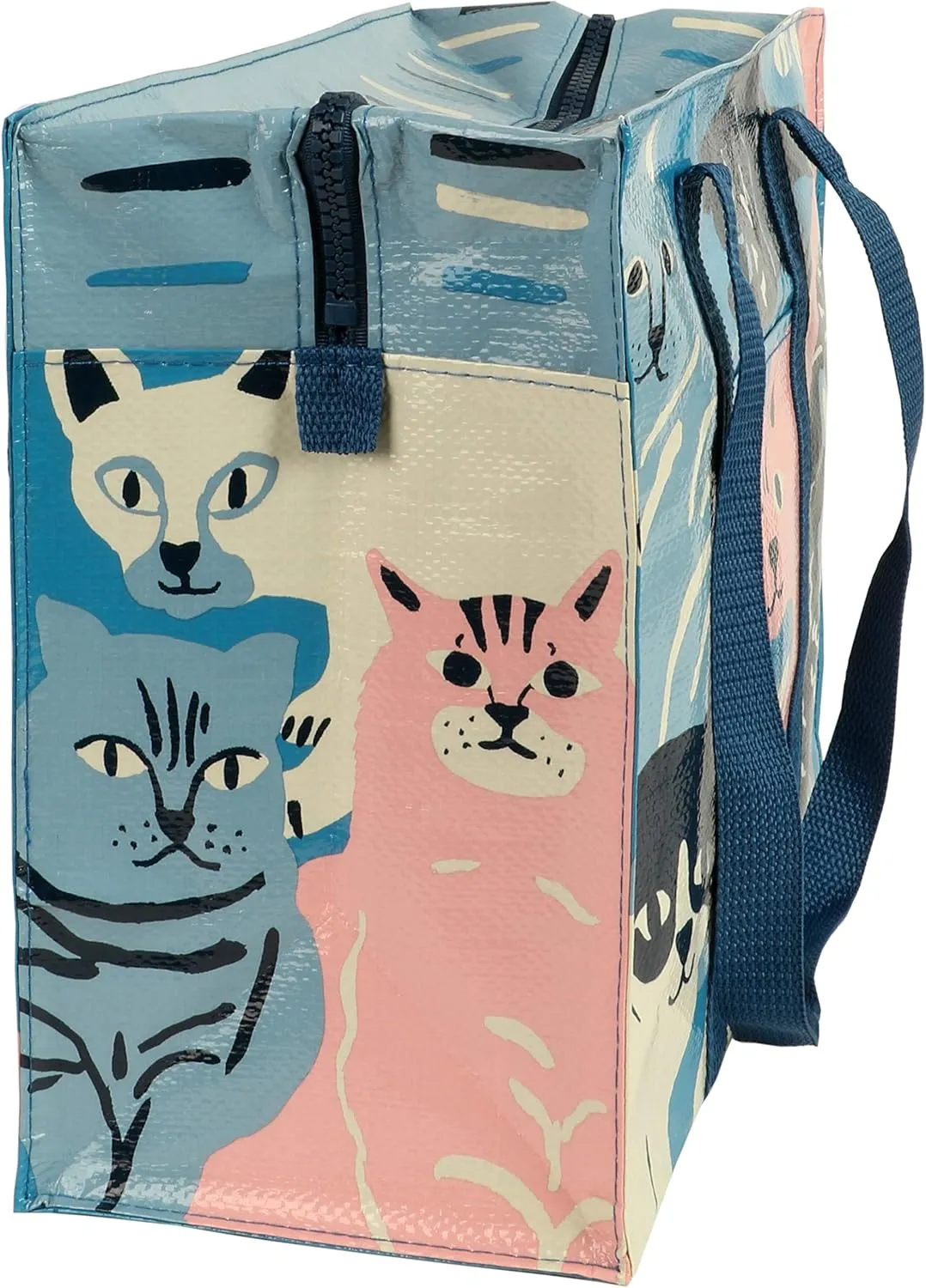 Blue Q Shoulder Totes: The Carry Everywhere Bag With a Hefty Zipper, Exterior Pocket, Reinforced Floor. 95% Recycled Material