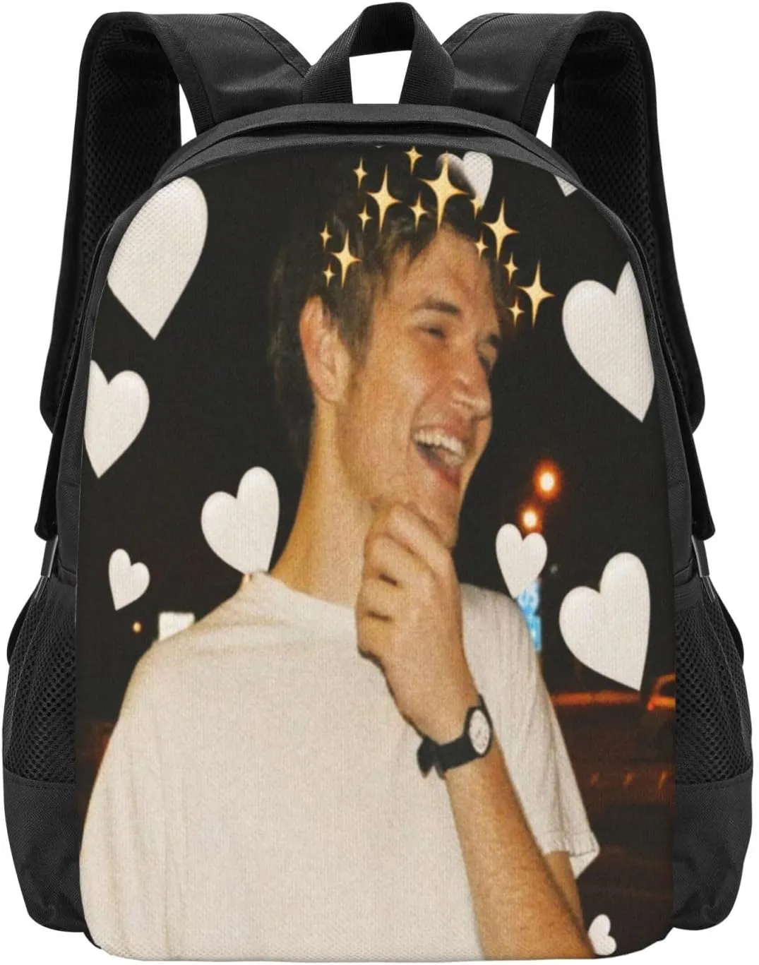 Bo Actors Burnham Backpack Laptop Computer Backpacks Travel Bag Double Shoulder Daypack for Work Hiking 15.6 Inch