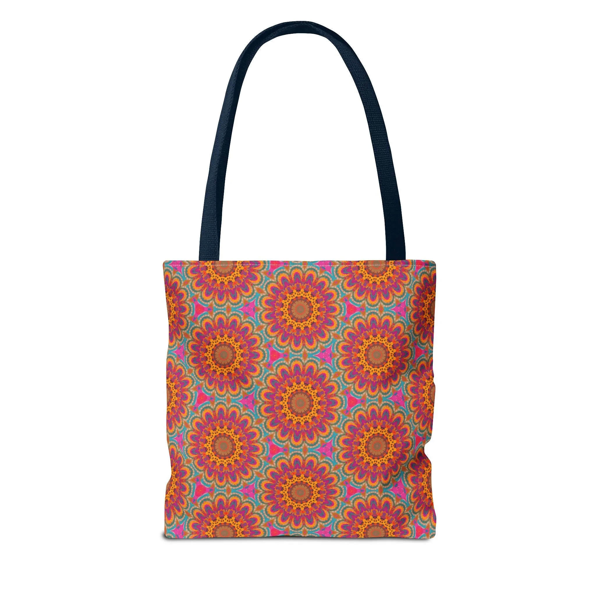 Bohemian Floral Medley Tote Bag - Add a Splash of Colorful Charm to Your Style! Available in 3 sizes.